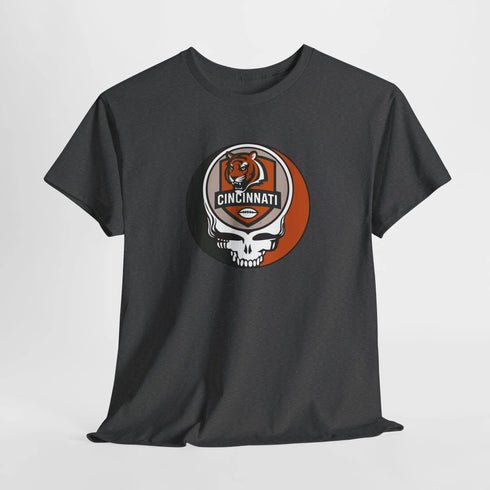 Grateful Dead - Cincinnati Bengals Stealie Unisex T-Shirt - NFL - StealieShop